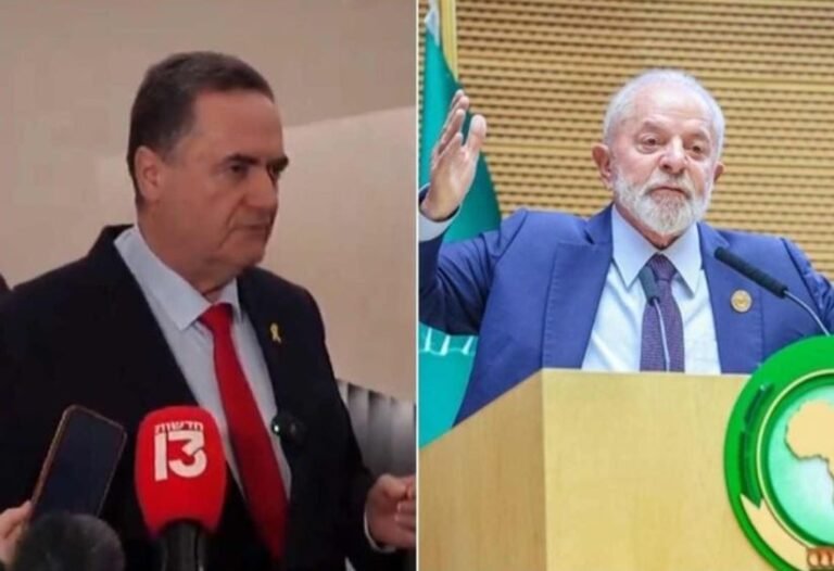 Ministro israelense declara que Lula é persona non grata em Israel