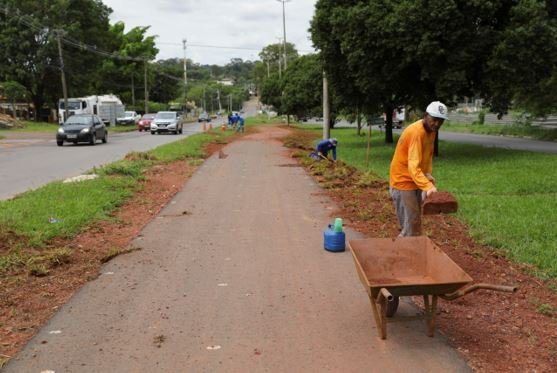 Liberação de faixa nas obras da via entre Guará e Núcleo Bandeirante melhora trafegabilidade na região