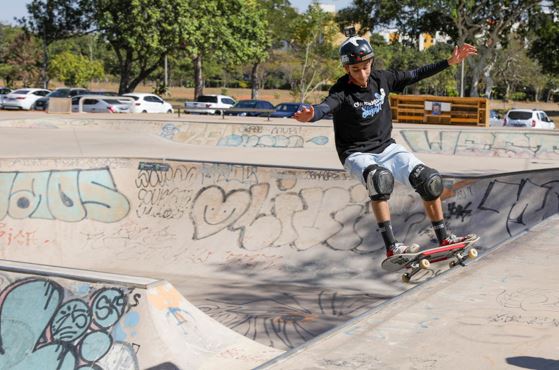 Skate Park da Octogonal completa dois anos, com incentivo ao esporte e lazer na região