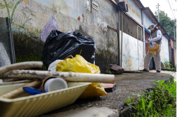 Ações simples da população em casa eliminam focos do mosquito da dengue