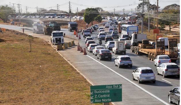 Alterações no trânsito da Epig começam a valer; saiba o que muda e como estão as obras