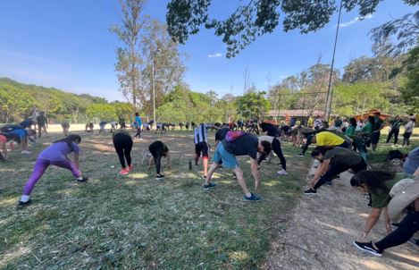 Semana da Saúde é encerrada com caminhada no Parque Saburo Onoyama