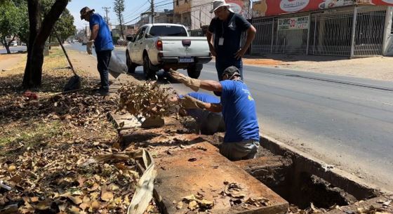 Ceilândia intensifica manutenção urbana e limpeza para prevenir alagamentos durante o período chuvoso