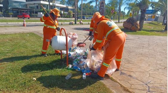 Festa da virada no DF teve redução de 34% na geração de resíduos