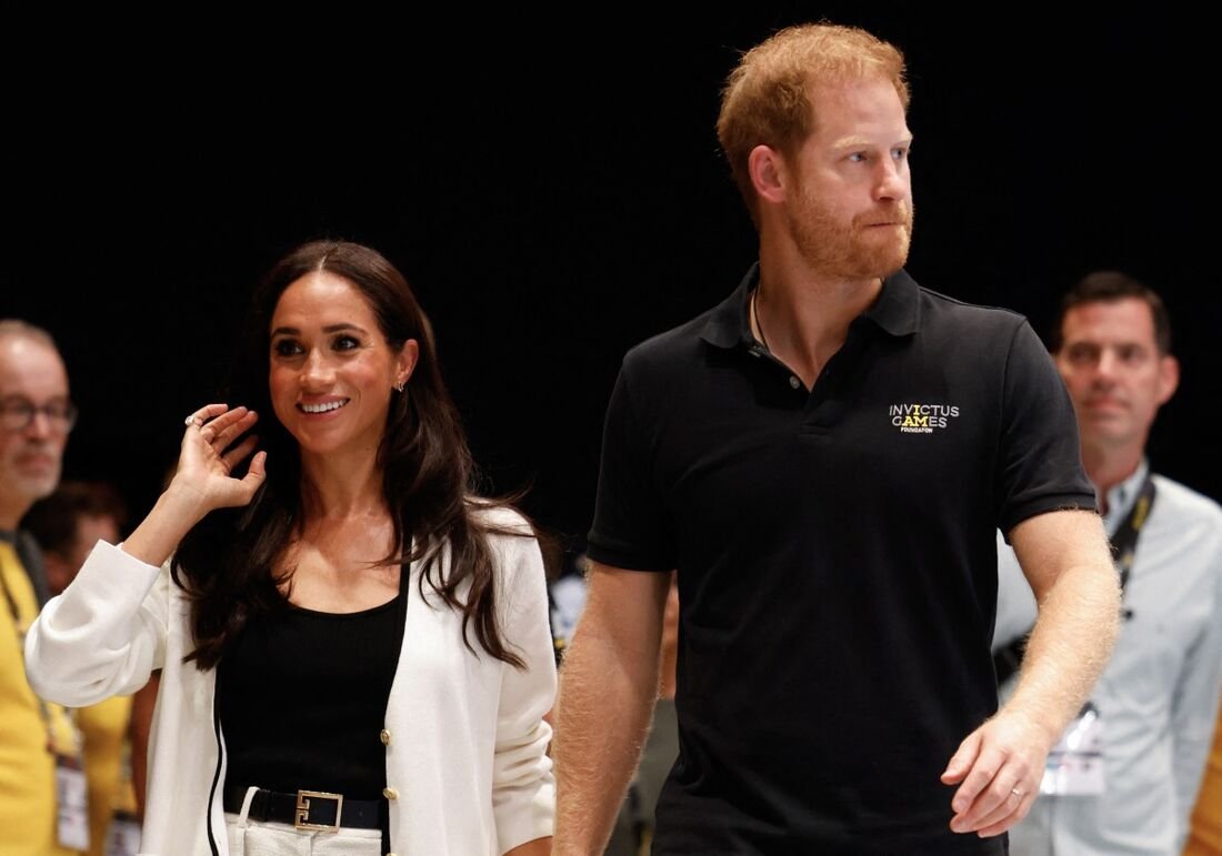 Harry e Meghan fazem primeira aparição pública juntos desde retorno ao Reino Unido
