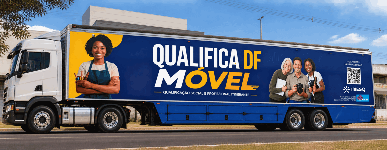 Novo ciclo do Qualifica DF Móvel abre 907 vagas gratuitas e traz novidades para alunos em quatro regiões do DF