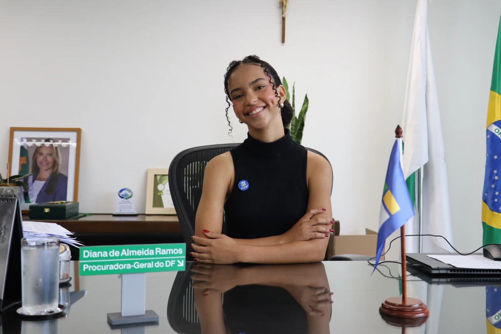 Estudante de Planaltina assume cargo de procuradora-geral do DF por um dia
