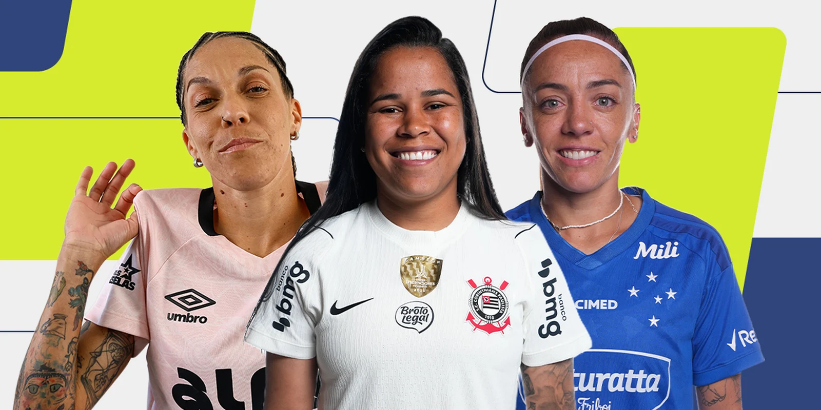 Prêmio TV Brasil Petrobras Para Elas divulga finalistas ao gol mais bonito de 2026