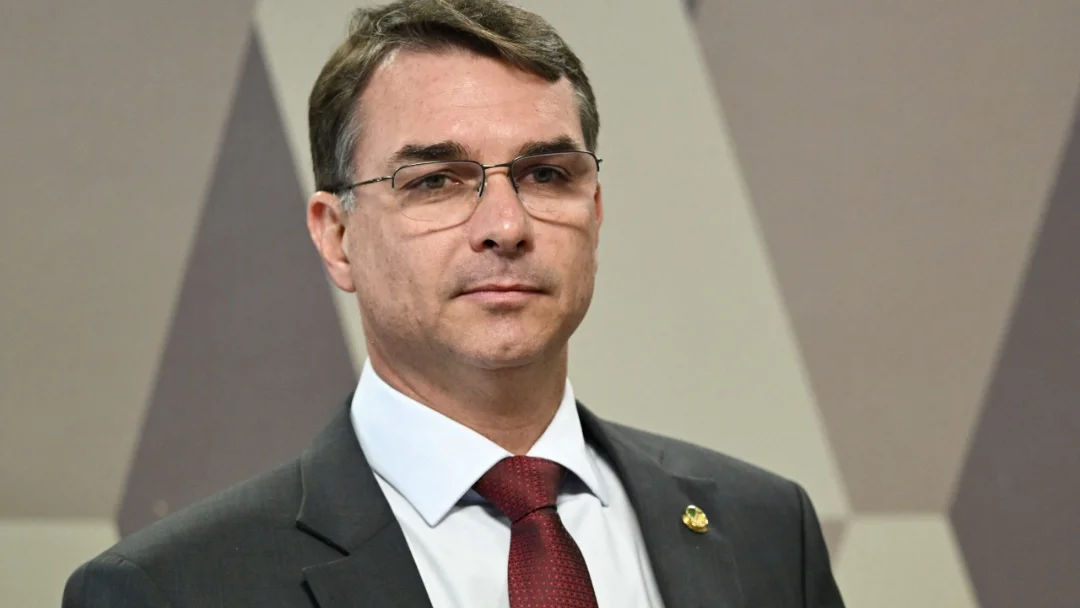 Senador em pronunciamento oficial no Congresso Nacional.