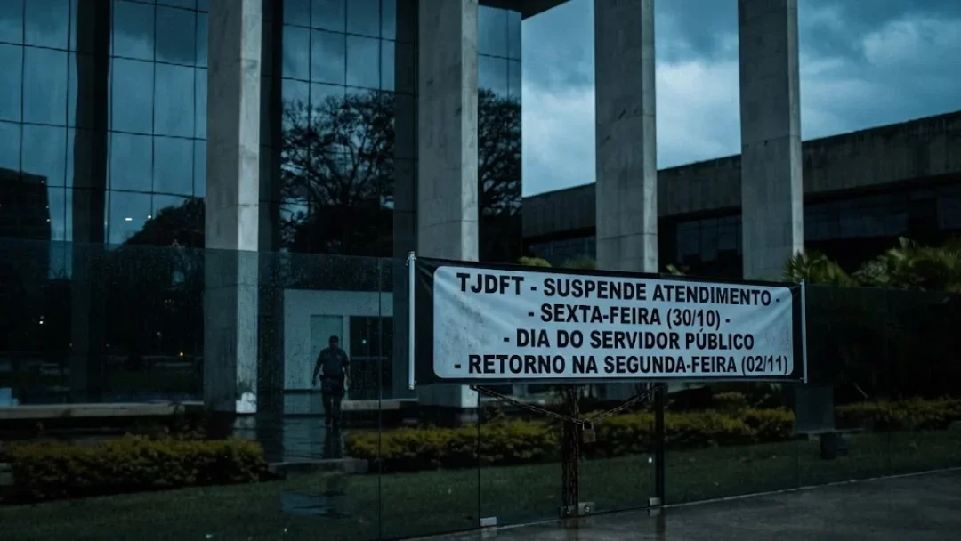 TJDFT suspende atendimento nesta sexta-feira (30/10) devido ao Dia do Servidor Público