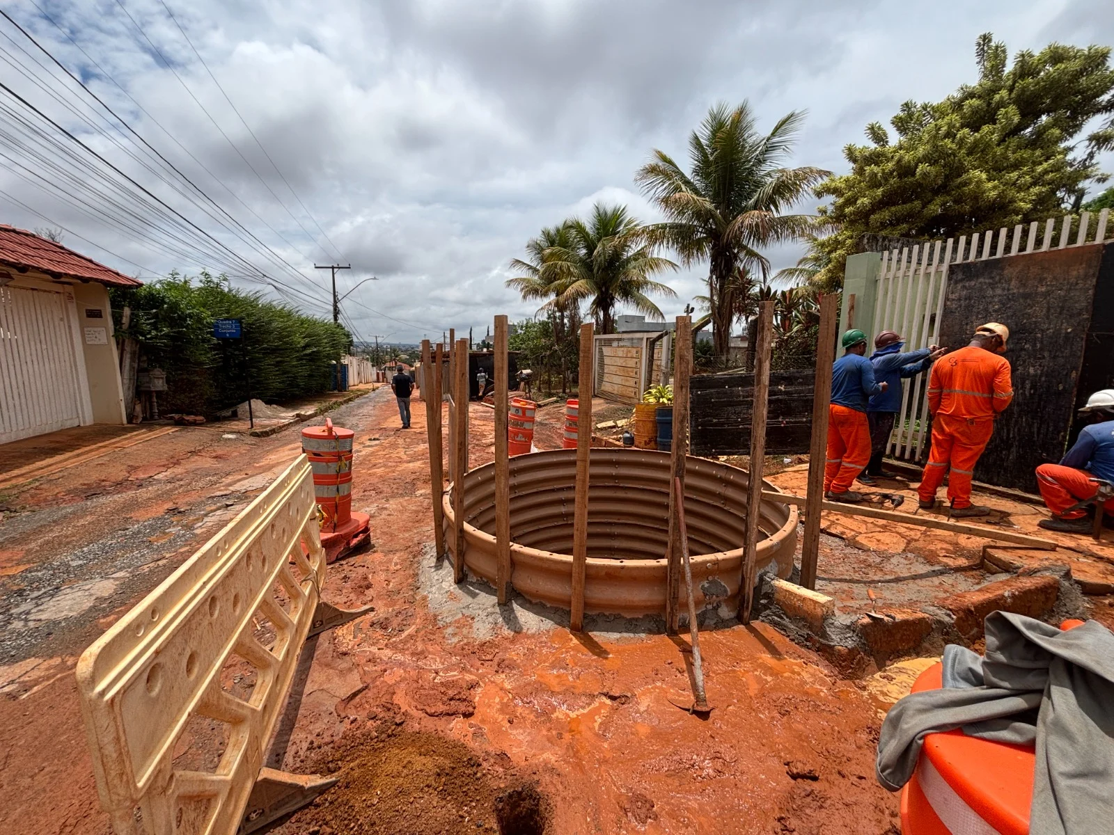 Vicente Pires avança com obras de infraestrutura e drenagem